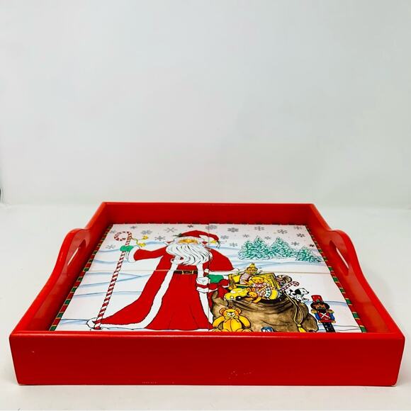 Vintage JC Penny Christmas Tray - Picture 4 of 5
